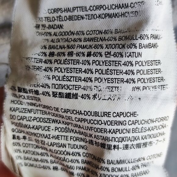 Vans Hoodie men's size S grey with graphic design, teddy fleece - Picture 5 of 11